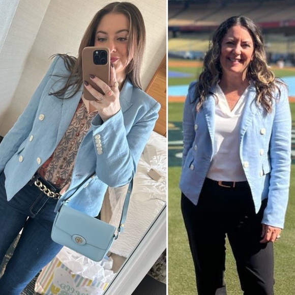 Veronica Beard Light Blue Blazer - Picture 11 of 16